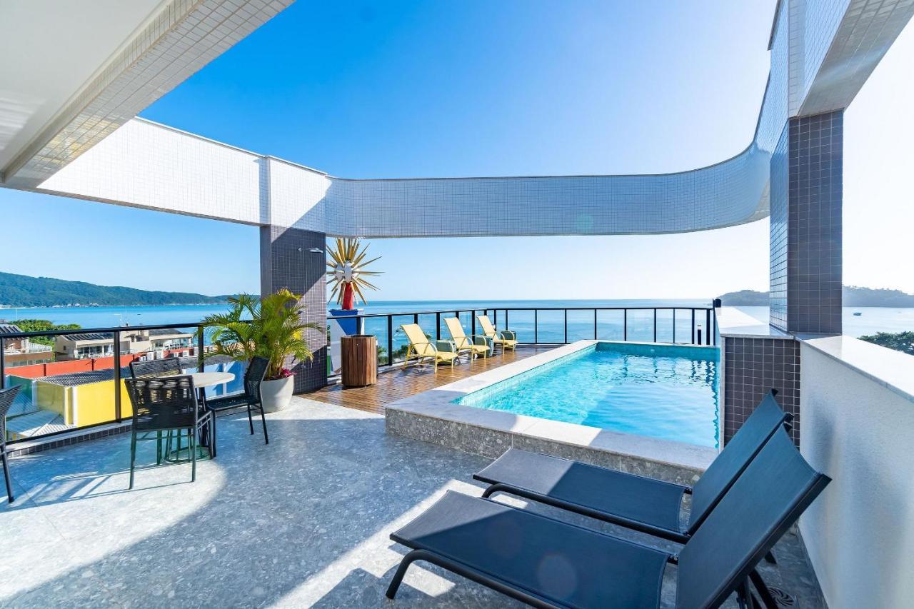 Aion Suites 103 - Compacto E Luxuoso Loft - Rooftop Com Piscina E Academia - A Poucos Passos Da Praia Bombinhas Exterior foto