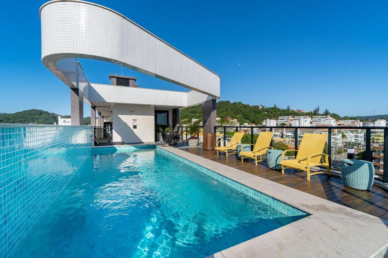Aion Suites 103 - Compacto E Luxuoso Loft - Rooftop Com Piscina E Academia - A Poucos Passos Da Praia Bombinhas Exterior foto